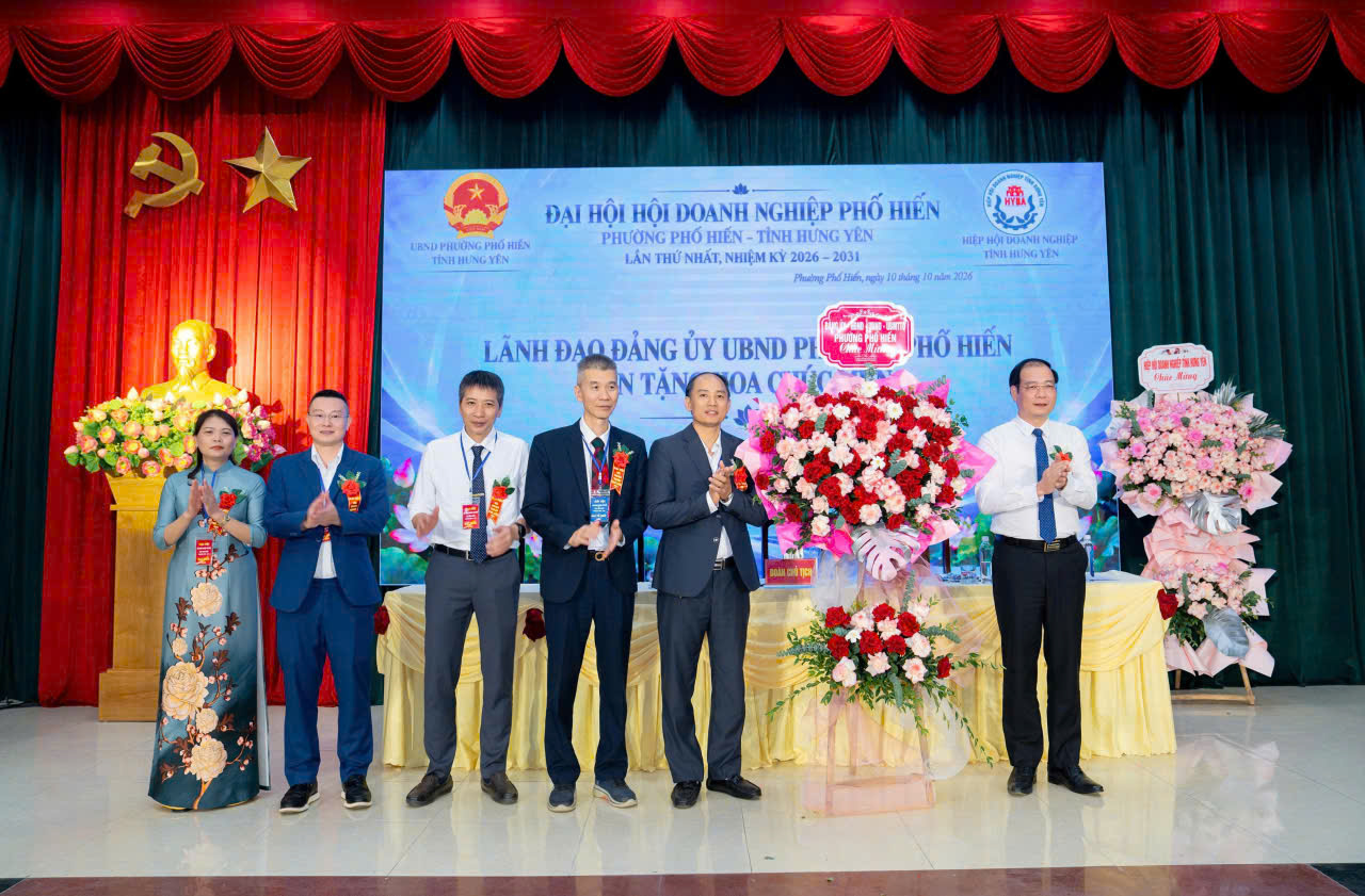 Đại hội Hội Doanh nghiệp phường Phố Hiến lần thứ nhất, nhiệm kỳ 2026- 2031
